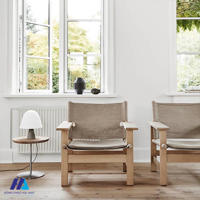 Lót ghế bằng vải canvas có độ bền cao, chống thấm nước hiệu quả