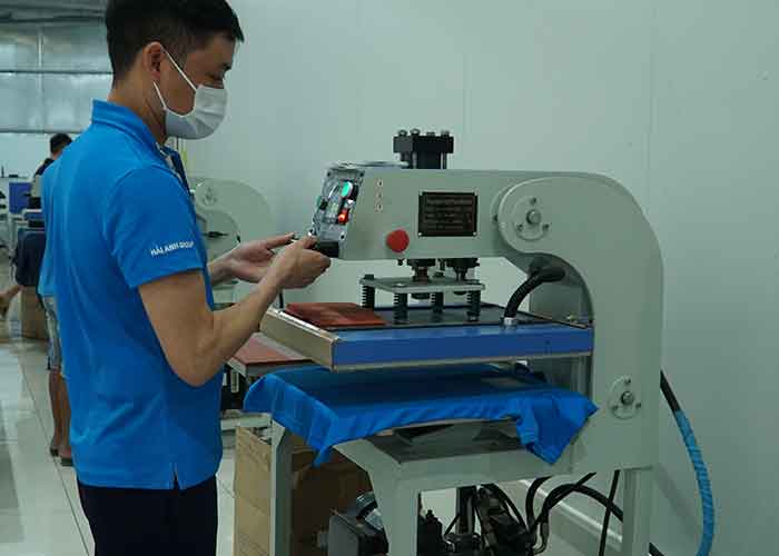 Xưởng may Hải Anh sở hữu công nghệ in hiện đại