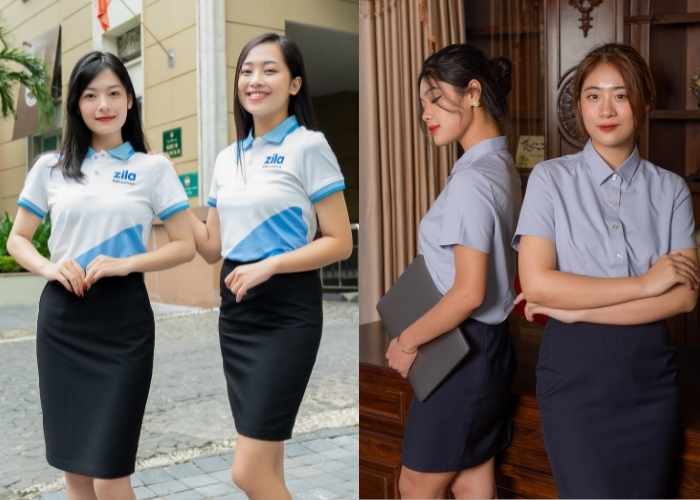 Lựa chọn kiểu dáng áo phù hợp với môi trường làm việc