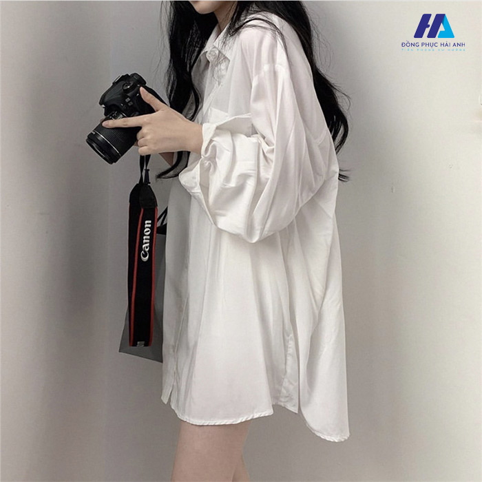 Gợi ý một số địa chỉ mua áo sơ mi nữ dáng dài đẹp