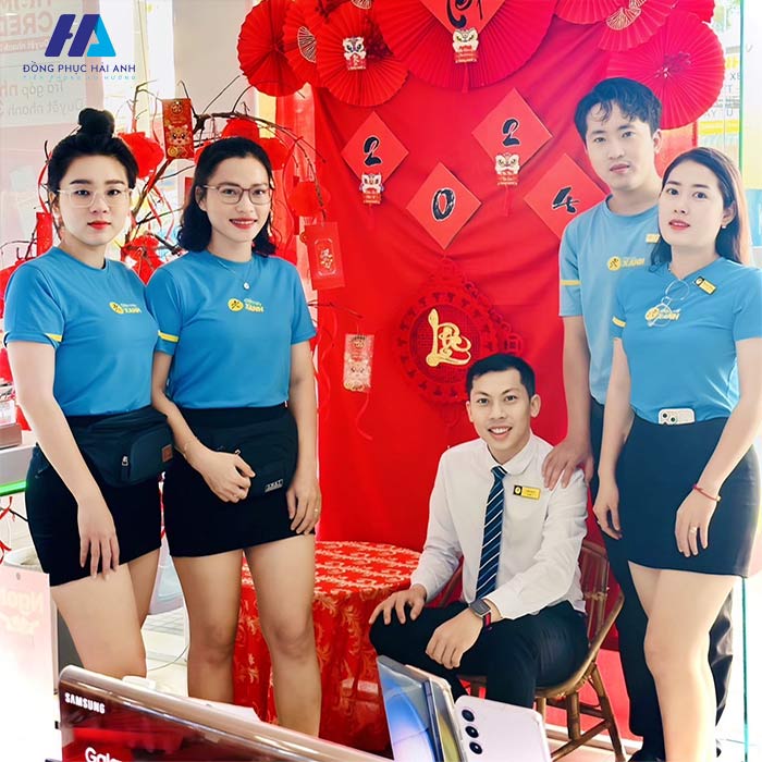 Các chất liệu vải may đồng phục công ty Điện Máy Xanh phổ biến