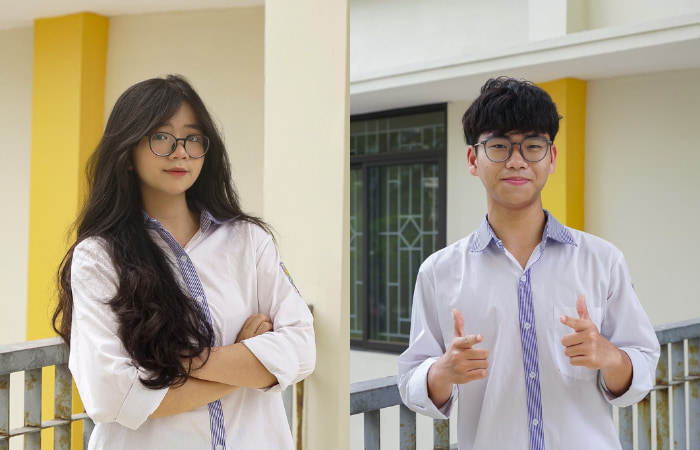 áo sơ mi là trang phục đồng phục truyền thống của các bạn học sinh