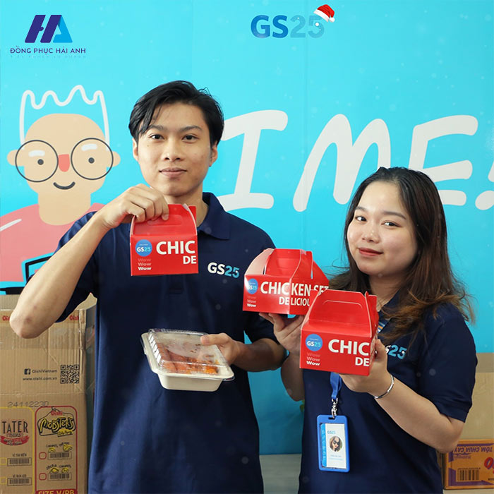 Đồng phục hệ thống GS25 mang phong cách trẻ trung, năng động