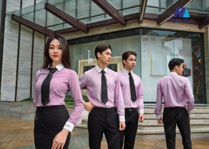 Bí quyết phối đồ đẹp cùng mẫu áo sơ mi đồng phục sơ mi Techcombank